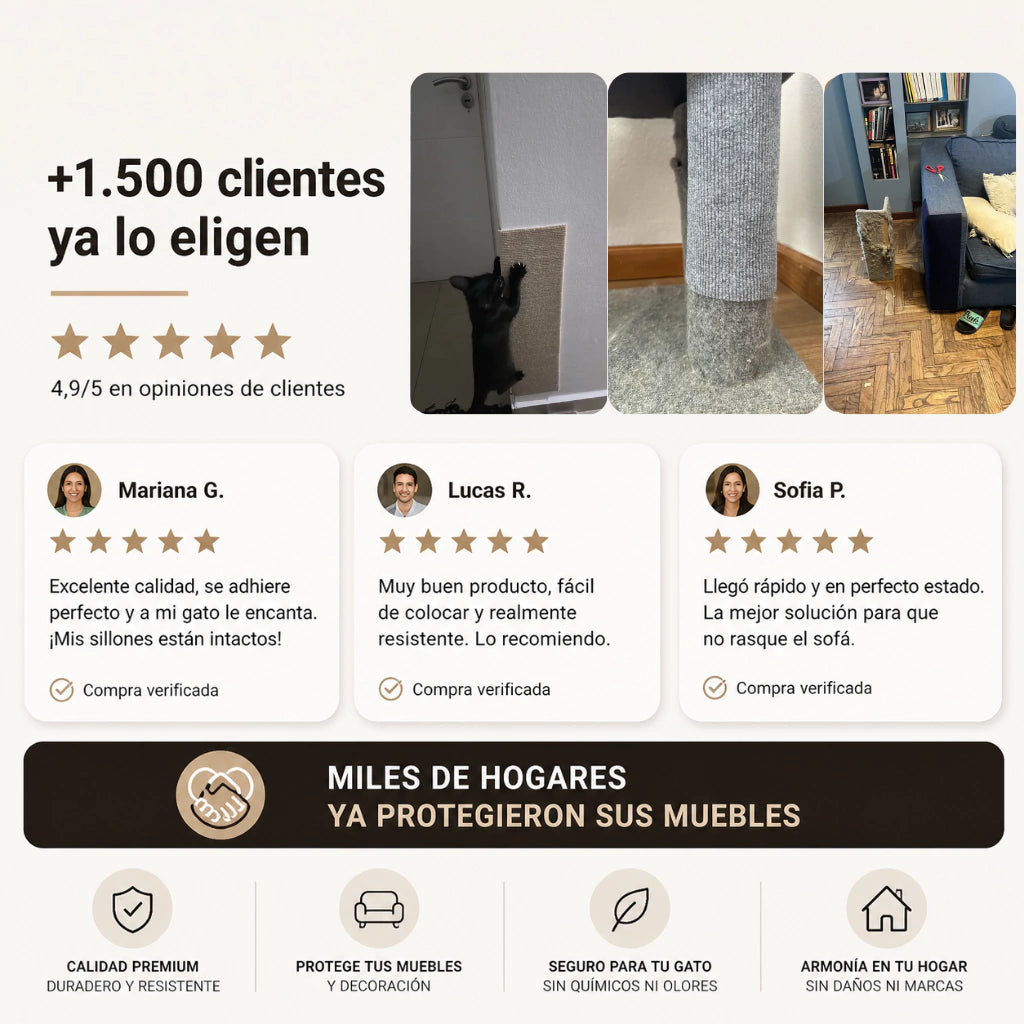 RASCATTO Adhesivo para Gatos – 50% OFF en la 2Da unidad! Marron